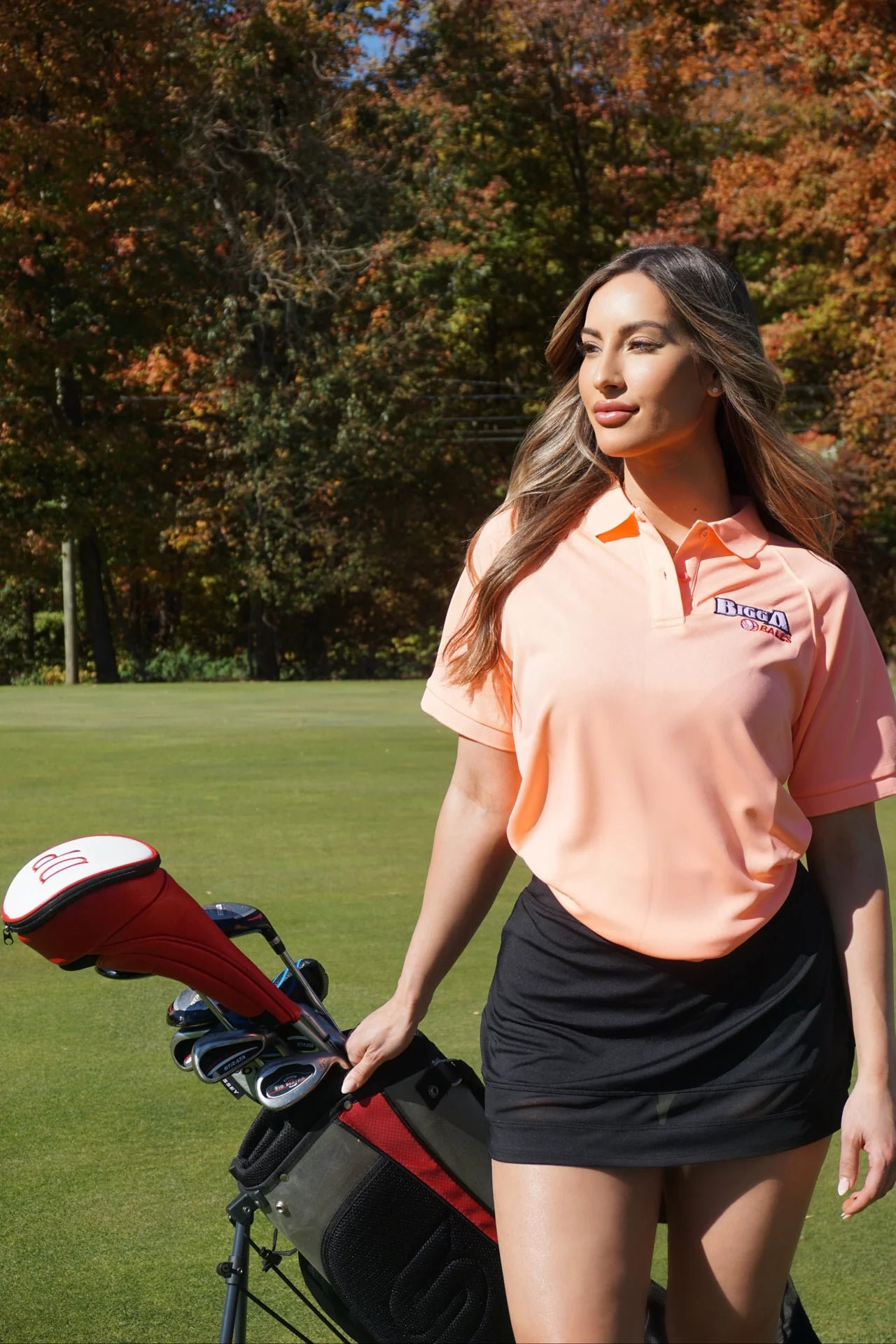 Bigga Balls Women's Golf Polo