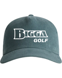 Bigga Golf Stone Blue/White Corduroy Cap