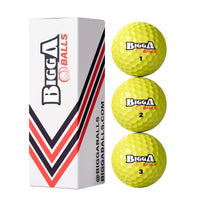 Thumbnail for Bigga Balls 3 Pack Sleeve - Yellow