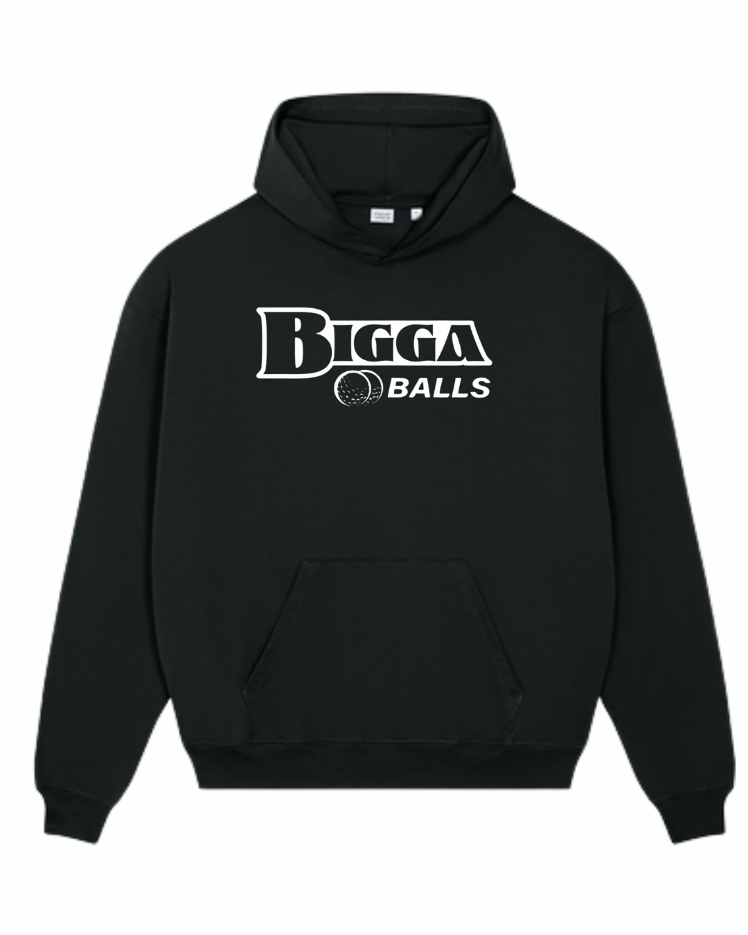 Black Bigga Balls Golf Unisex Hoodie