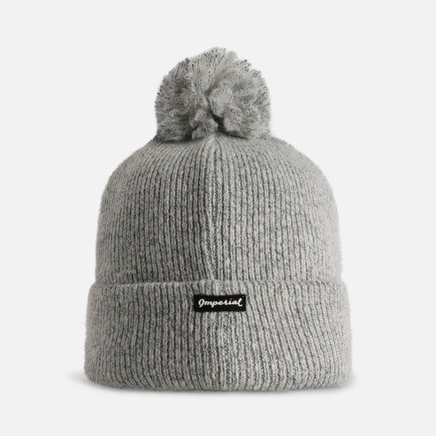 The Bigga Grey Mammoth Knit Hat