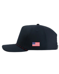 LIMITED EDITION: July 4th Bigga Golf Navy Rope Cap