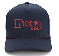 Bigga Golf Imperial 5054 Wrightson Cap Color: Navy Blue/Red