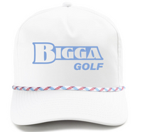 Bigga Golf Imperial 5054 Wrightson Cap Color: White/ Light Blue-Red